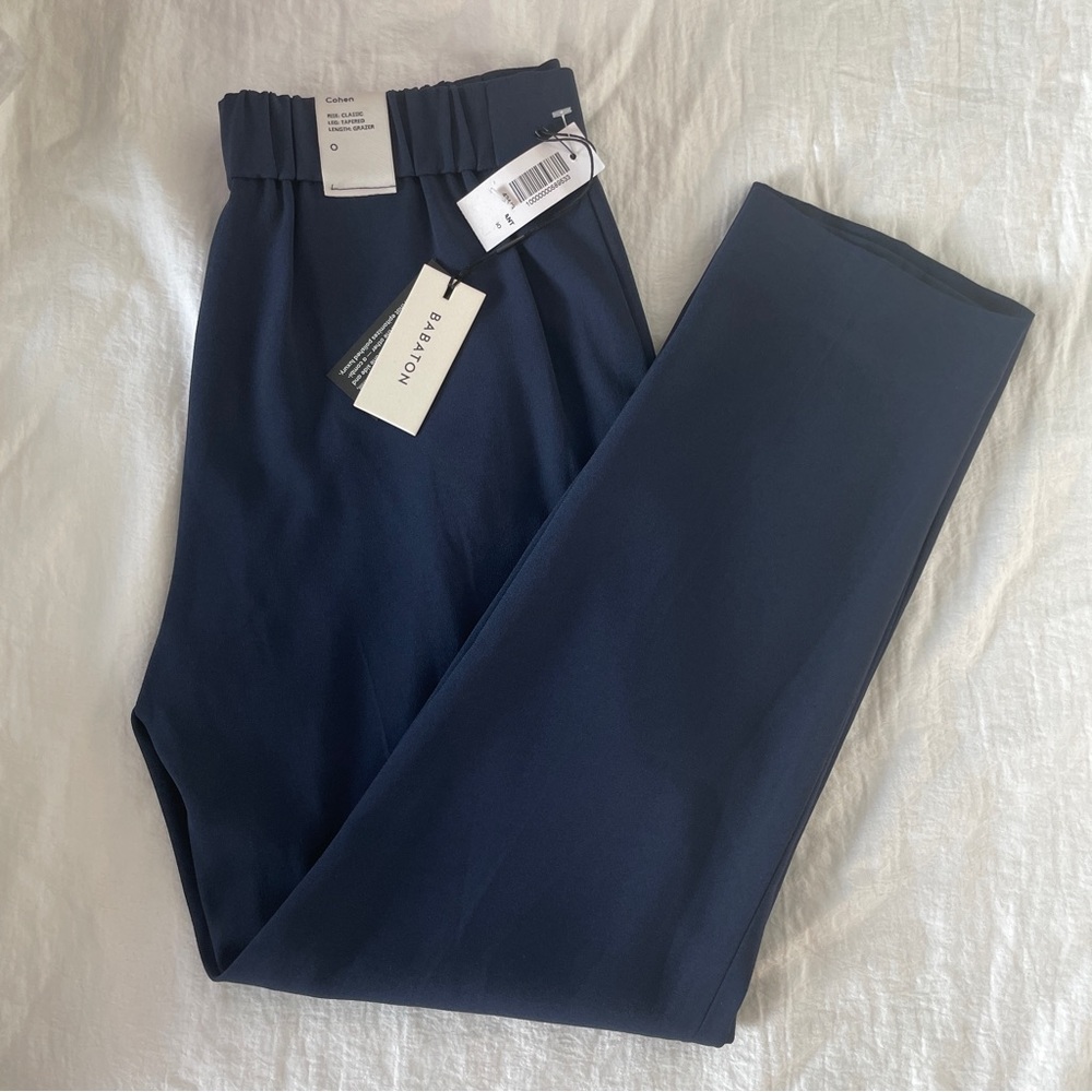 NWT Babaton Cohen Pants in Indigo - Picture 3 of 10